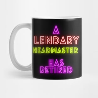 Headmaster Retirement Neon Mug